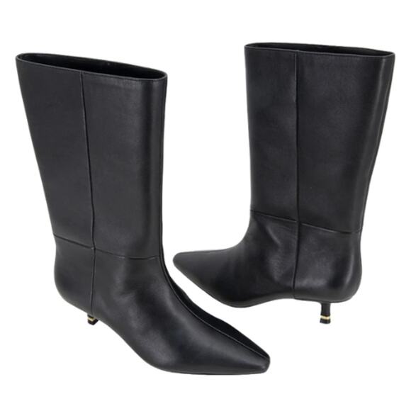 Meryl Leather Bootie in Black EUC Size 7 - Picture 3 of 11